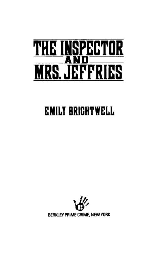 Book cover of The Inspector and Mrs.  (Mrs. Jeffries #1)