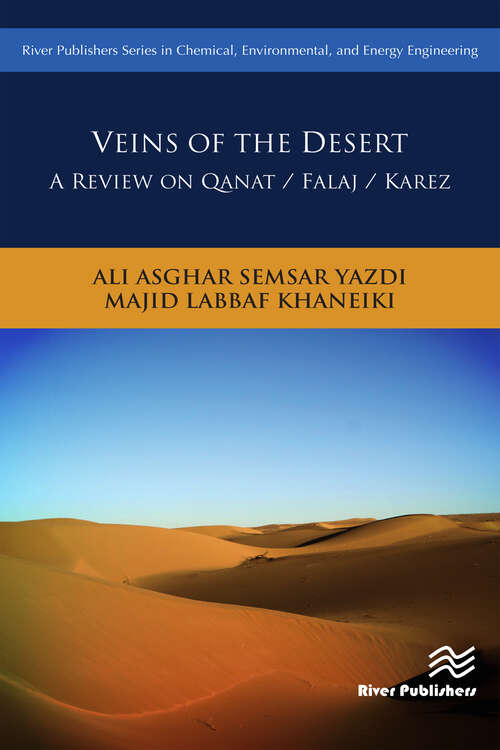 Book cover of Veins of the Desert: A Review on Qanat / Falaj / Karez
