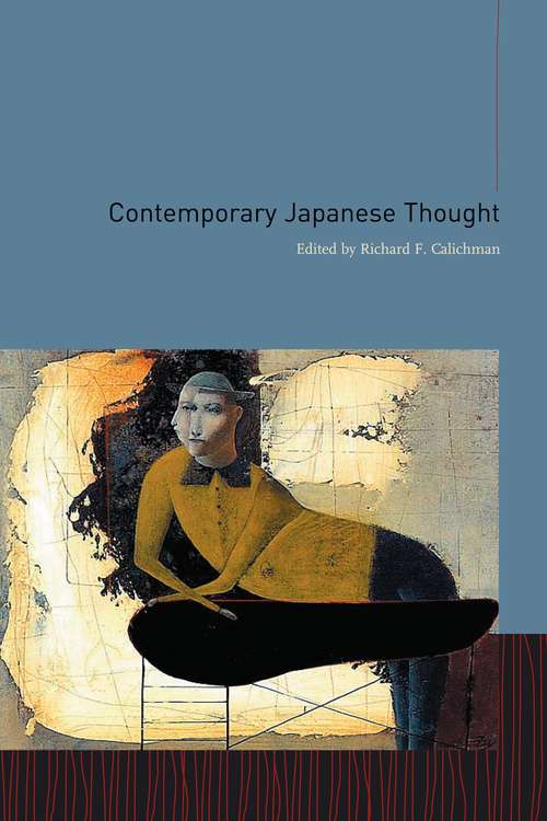 Book cover of Contemporary Japanese Thought