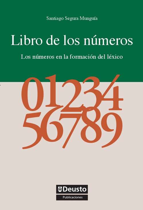 Book cover of Libro de los Números: Los números en la formación del léxico