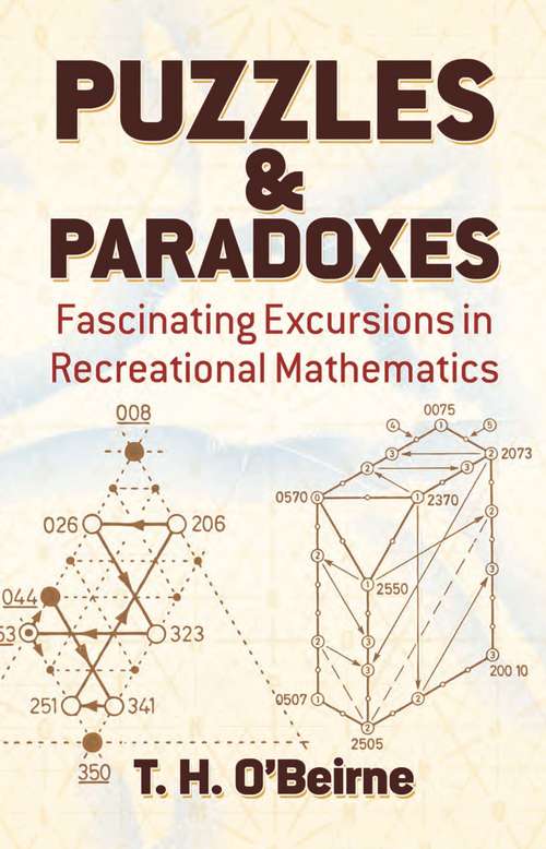 Book cover of Puzzles and Paradoxes: Fascinating Excursions in Recreational Mathematics