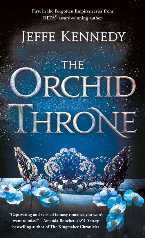 Book cover of The Orchid Throne (Forgotten Empires #1)