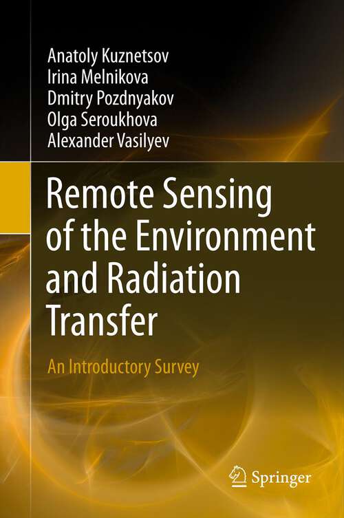 Book cover of Remote Sensing of the Environment and Radiation Transfer