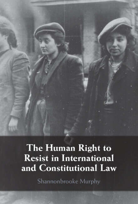 Book cover of The Human Right to Resist in International and Constitutional Law