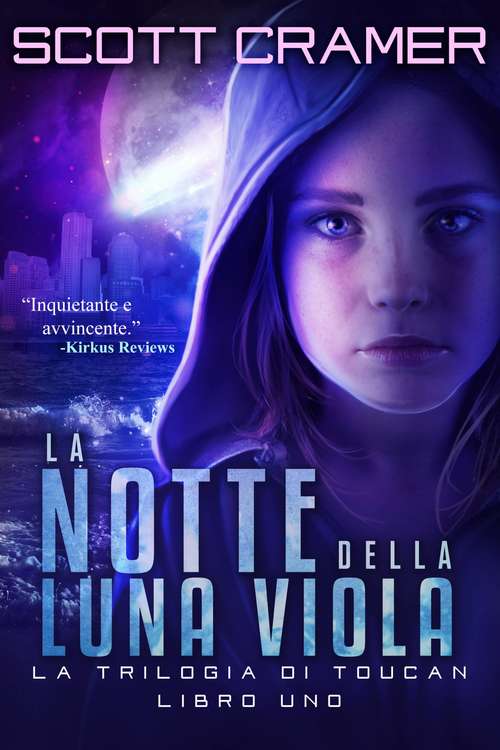 Book cover of La notte della luna viola