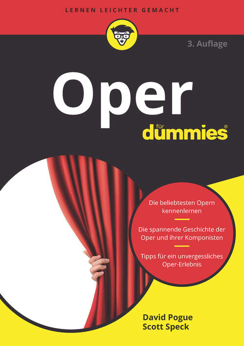 Book cover of Oper für Dummies (3. Auflage) (F&UUML;r Dummies)