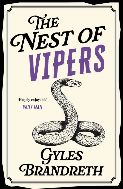 Book cover of The Nest of Vipers: The Victorian Murder Mystery Series: 4 (The Victorian Murder Mystery Series #4)