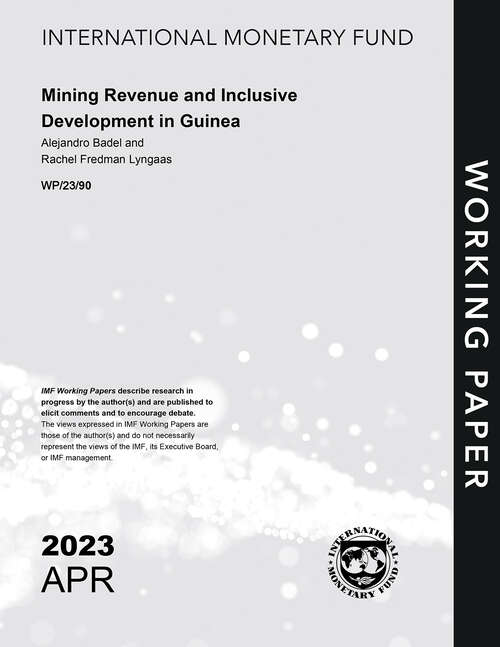 Book cover of Mining Revenues and Inclusive Development in Guinea (Imf Working Papers)