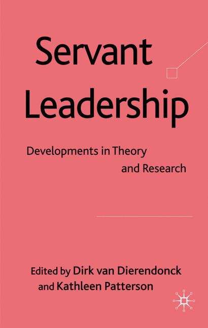 Book cover of Servant Leadership
