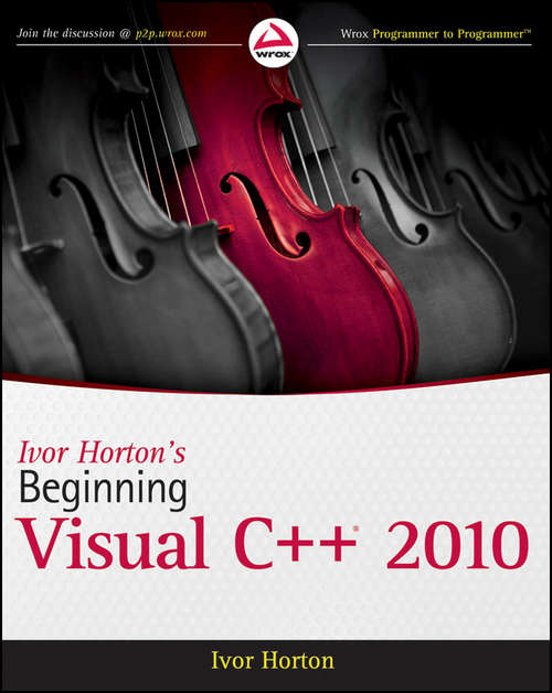 Book cover of Beginning Visual C++® 2010