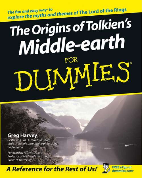 Book cover of The Origins of Tolkien's Middle-earth For Dummies