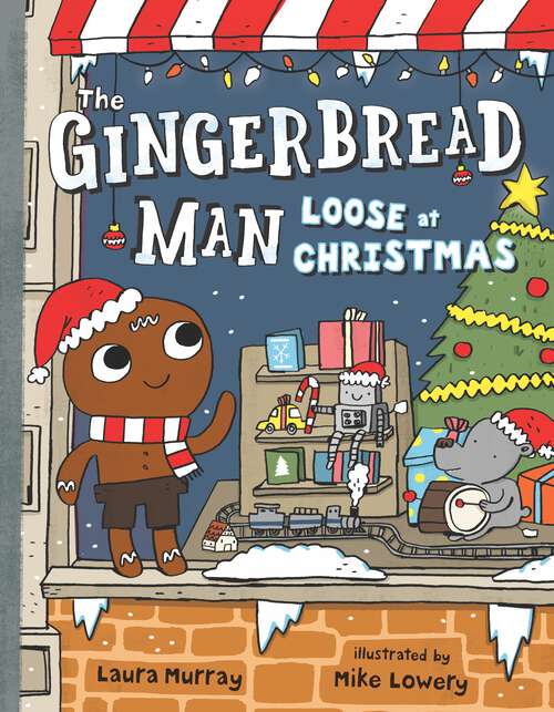 Book cover of The Gingerbread Man Loose at Christmas (The Gingerbread Man Is Loose #3)
