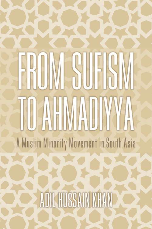 Book cover of From Sufism to Ahmadiyya