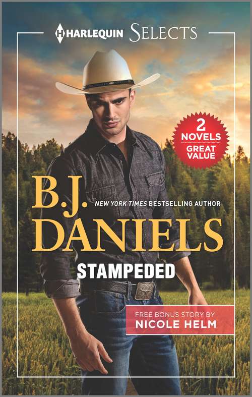 Book cover of Stampeded and Stone Cold Christmas Ranger: Rustled Stampeded (Reissue) (Whitehorse, Montana: Chisholm Cattle Company Ser. #4)
