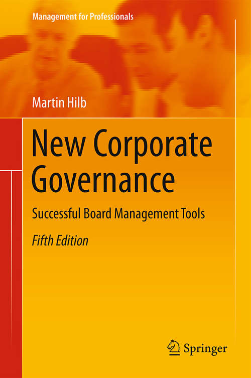 Book cover of New Corporate Governance