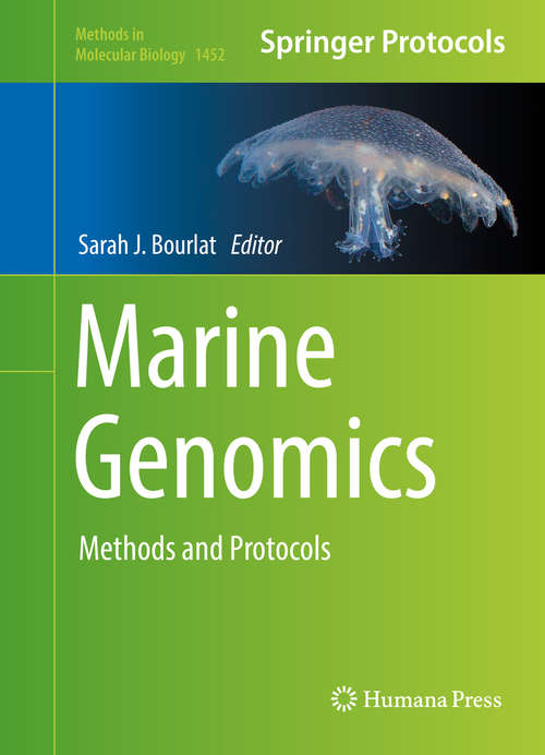 Book cover of Marine Genomics