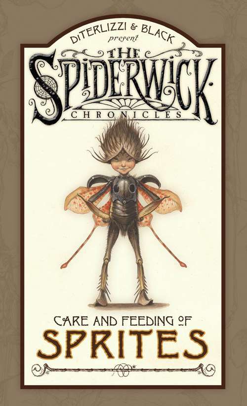 Book cover of Care and Feeding of Sprites (The Spiderwick Chronicles )