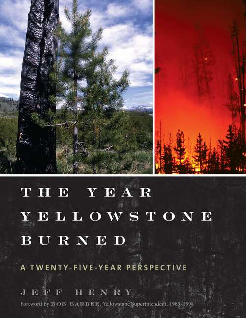 Book cover of The Year Yellowstone Burned: A Twenty-Five-Year Perspective