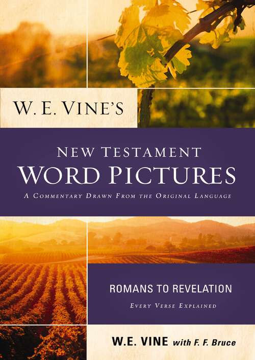 Book cover of W. E. Vine's New Testament Word Pictures: Romans to Revelation