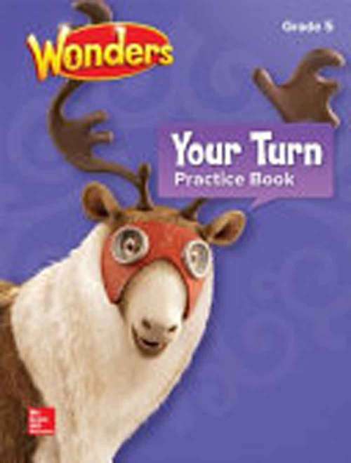 Book cover of Wonders, Grade 5, Your Turn: Practice Book