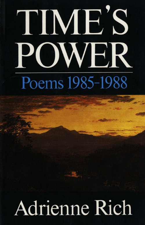 Book cover of Time's Power: Poems 1985-1988
