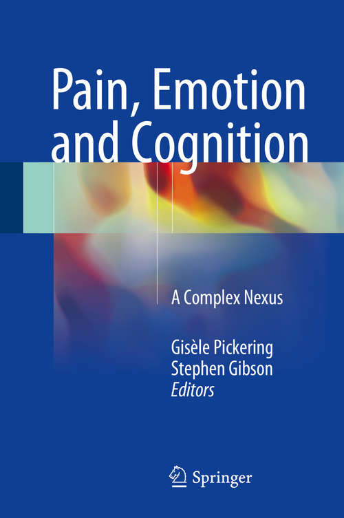 Book cover of Pain, Emotion and Cognition