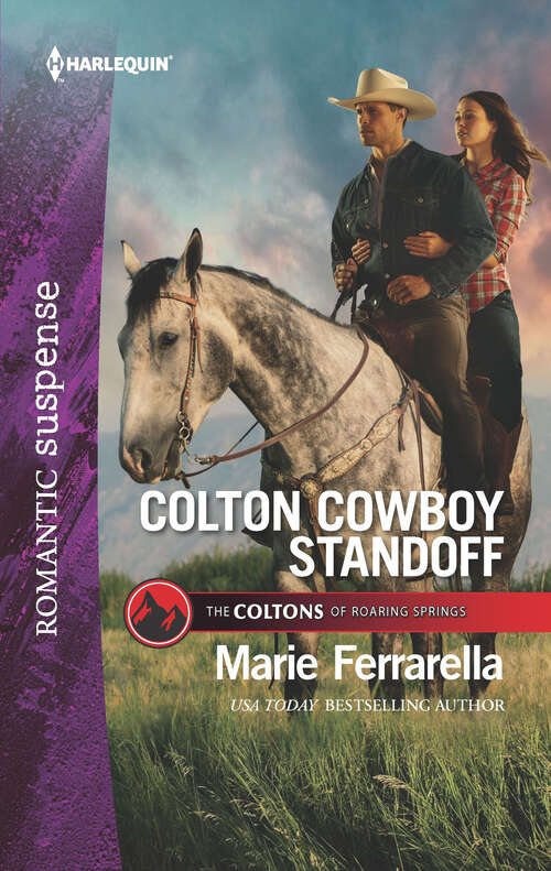 Book cover of Colton Cowboy Standoff: Colton Cowboy Standoff Snowbound With The Secret Agent A Soldier's Honor Protecting The Boss (Original) (The Coltons of Roaring Springs #1)