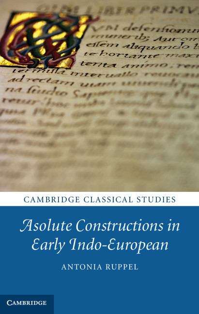 Book cover of Absolute Constructions in Early Indo-European