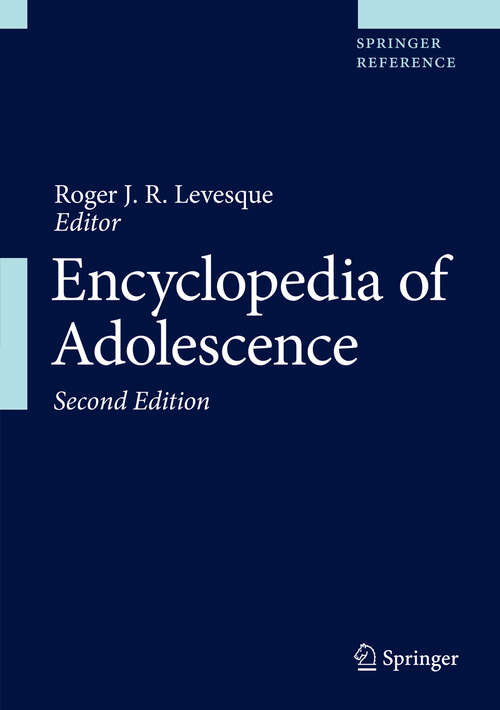 Book cover of Encyclopedia of Adolescence