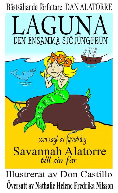 Book cover of Laguna, Den Ensamma Sjöjungfrun.
