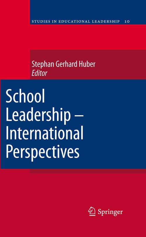 Book cover of School Leadership - International Perspectives