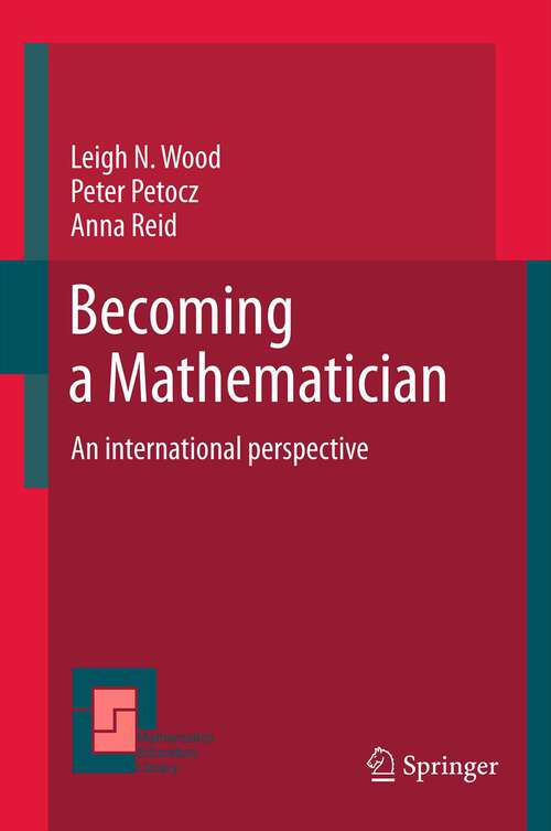 Book cover of Becoming a Mathematician