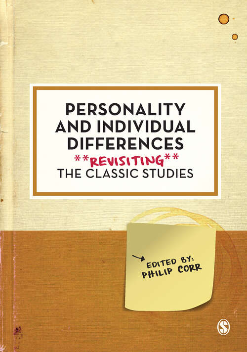 Book cover of Personality and Individual Differences: Revisiting the Classic Studies (Psychology: Revisiting the Classic Studies)