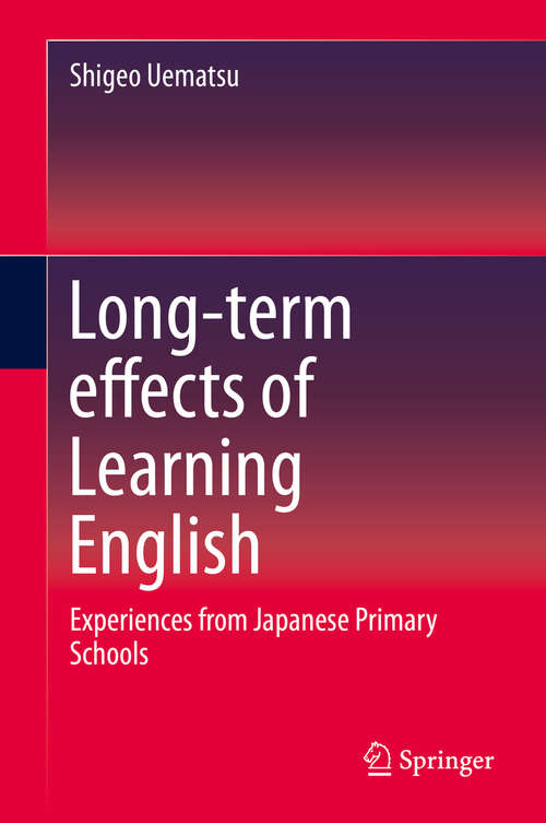 Book cover of Long-term effects of Learning English