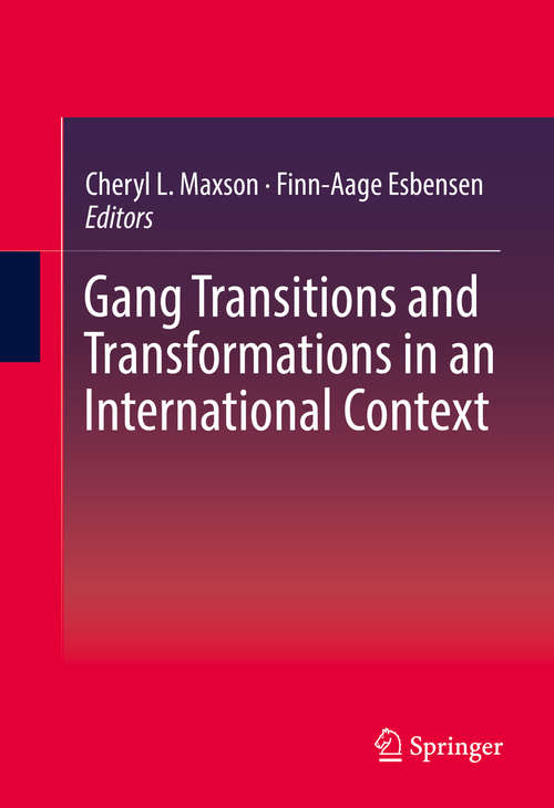 Book cover of Gang Transitions and Transformations in an International Context