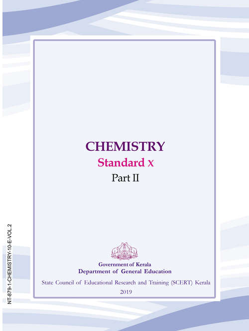 Book cover of Chemistry (Part-2) 10th Standard S.C.E.R.T. Kerala Board