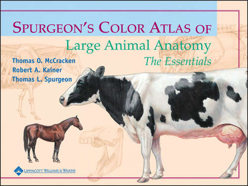 Book cover of Spurgeon's Color Atlas of Large Animal Anatomy: The Essentials