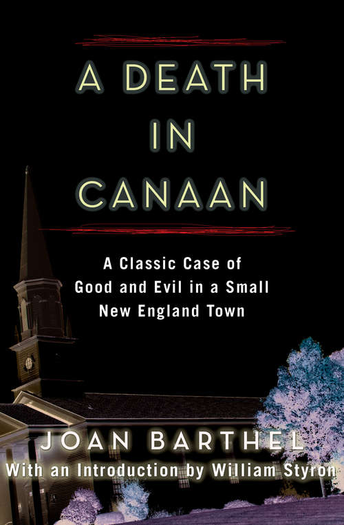 Book cover of A Death in Canaan