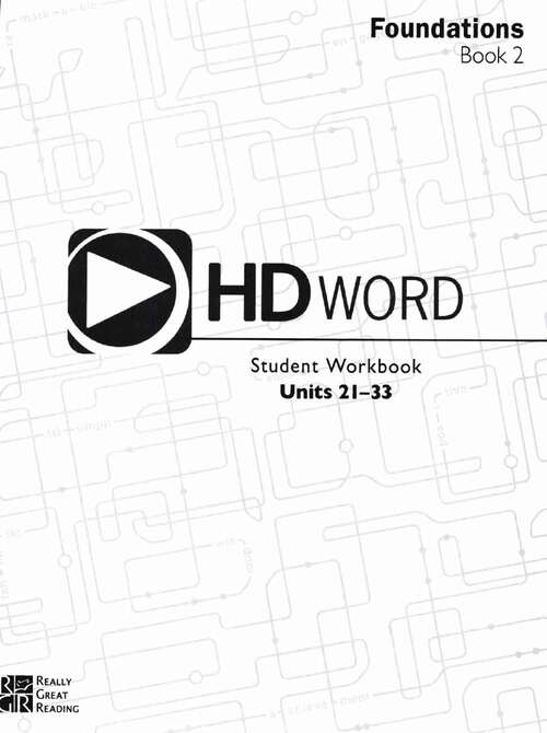 Book cover of HD Word Essentials Student Workbook 2 (Grades 5-8) UNITS 21-33