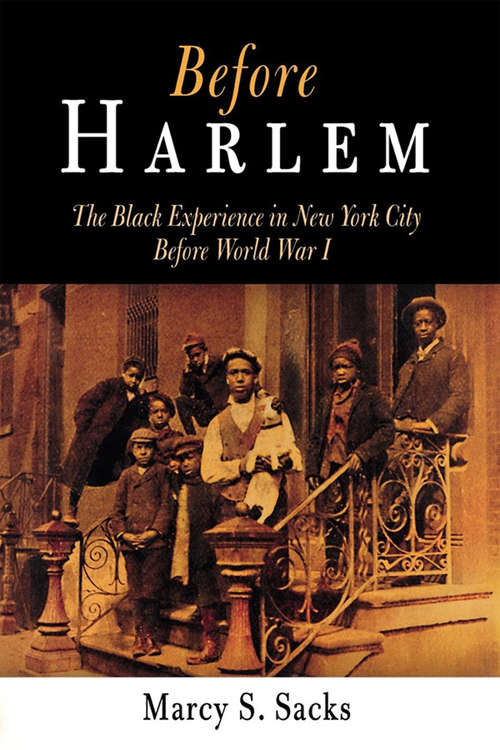 Book cover of Before Harlem