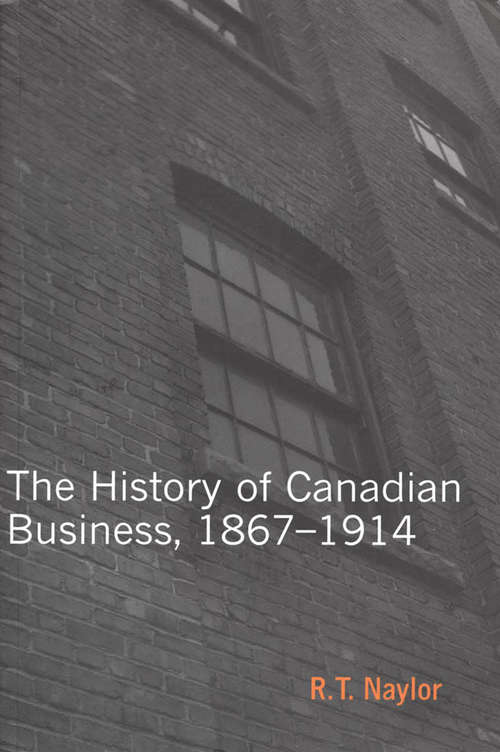 Book cover of History of Canadian Business