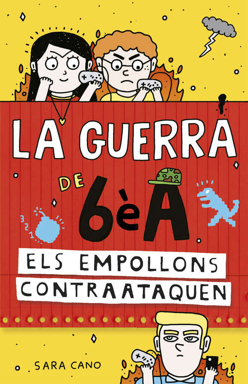 Book cover of Els empollons contraataquen (La guerra de 6è A #2)