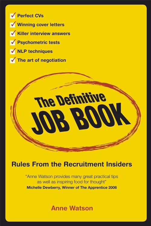 Book cover of The Definitive Job Book