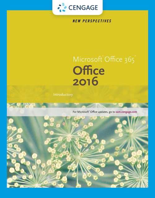 Book cover of New Perspectives Microsoft Office 365 and Office 2016: Introductory