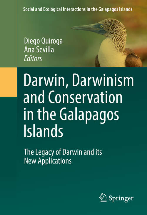 Book cover of Darwin, Darwinism and Conservation in the Galapagos Islands: The Legacy of Darwin and its New Applications (Social and Ecological Interactions in the Galapagos Islands)