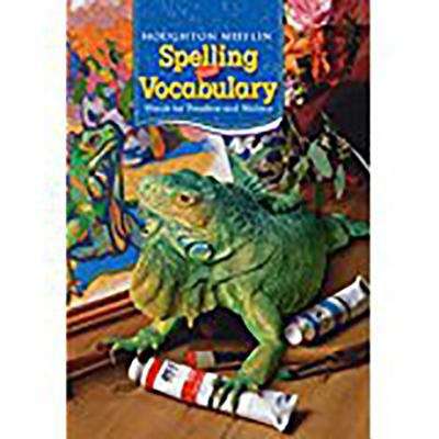 Book cover of Houghton Mifflin Spelling and Vocabulary: Words for Readers and Writers [Grade 5]