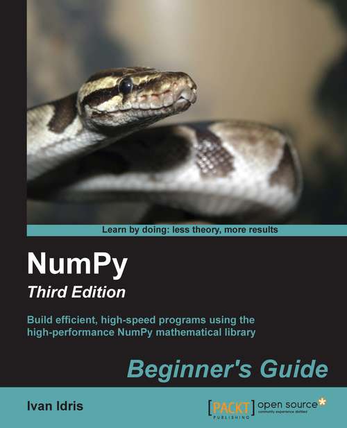 Book cover of NumPy: Beginner's Guide - Third Edition