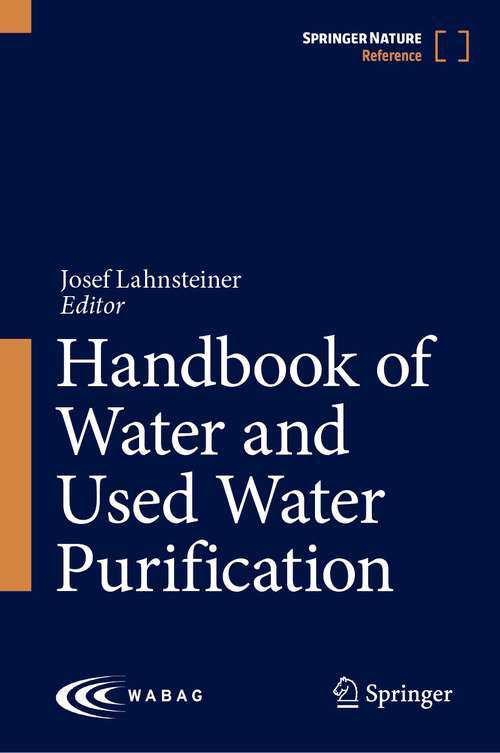 Book cover of Handbook of Water and Used Water Purification (2024)