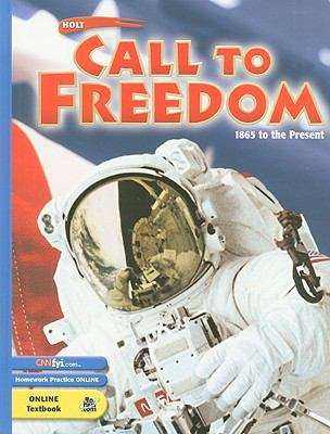 Book cover of Call to Freedom: 1865 to Present