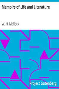 Book cover of Memoirs of Life and Literature